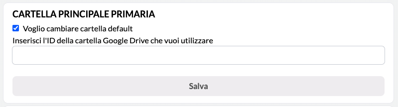 Personalizzazione nomi file